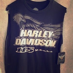 NWT mens Harley 115th slim fit tank